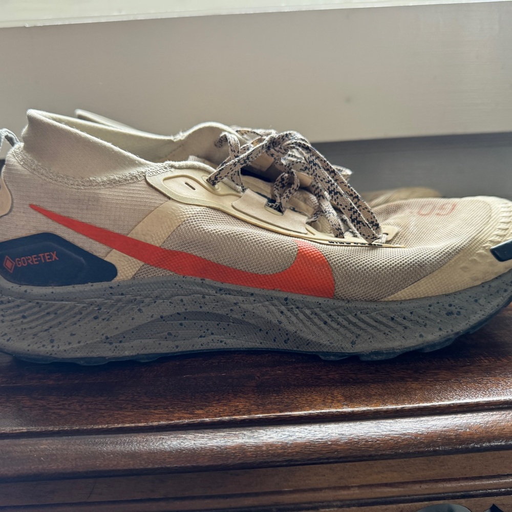Nike Gore-Tex Trail Running Shoes - Tan and Orange